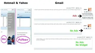 Webmail ad blocker screenshot