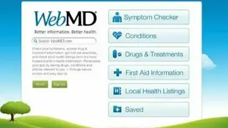 WebMD screenshot