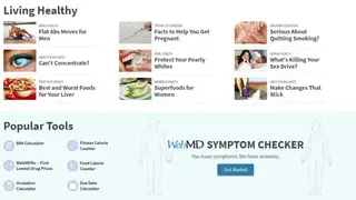 WebMD screenshot
