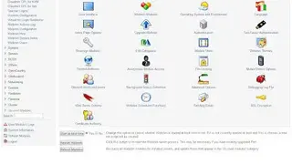 Webmin screenshot