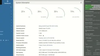Webmin screenshot