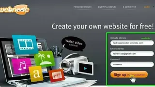 Webnode screenshot
