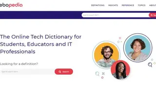 Webopedia screenshot