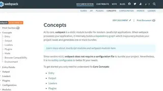 Webpack screenshot