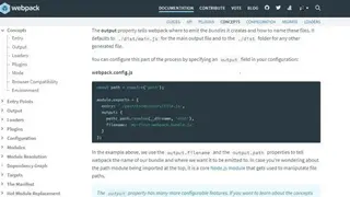 Webpack screenshot