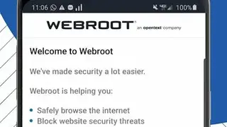 Webroot Business End screenshot