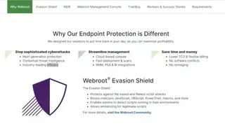 Webroot Endpoint Protection screenshot