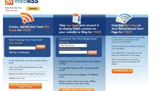 WebRSS screenshot