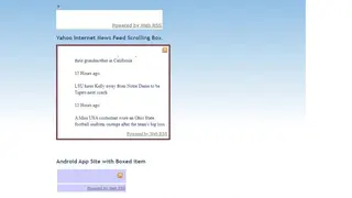WebRSS screenshot