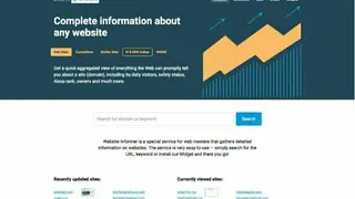 Website Informer screenshot