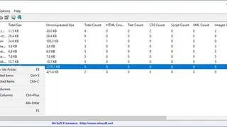 WebSite Sniffer screenshot