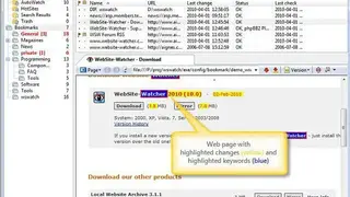 Website-Watcher screenshot
