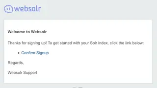 WebSolr screenshot