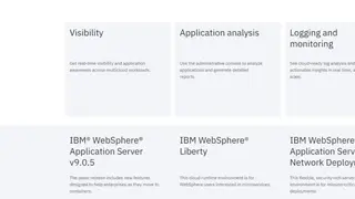 WebSphere Application Server screenshot