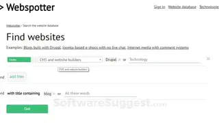 Webspotter screenshot