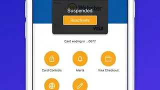 Webster Bank screenshot
