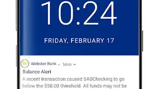 Webster Bank screenshot