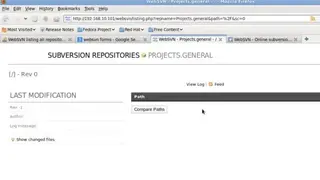 WebSVN screenshot