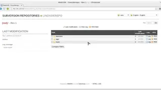 WebSVN screenshot