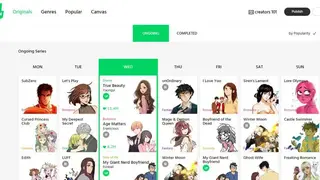 Webtoons screenshot