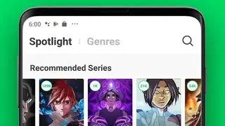 Webtoons screenshot