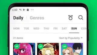 Webtoons screenshot
