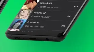Webtoons screenshot