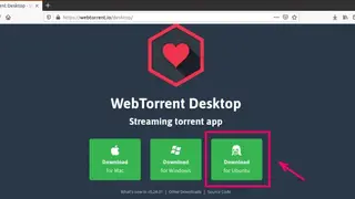 WebTorrent screenshot