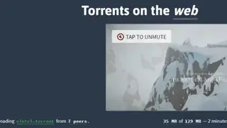 WebTorrent screenshot