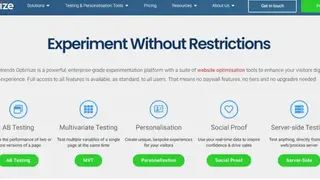 Webtrends Optimize screenshot