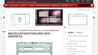 WebUpd8 screenshot