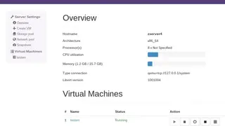 WebVirtMgr screenshot