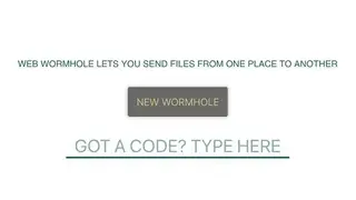 WebWormhole screenshot