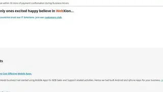 WebXion Bulk SMS screenshot