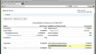 Webzash screenshot