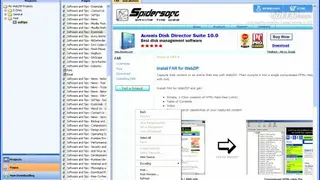 WebZip screenshot