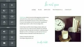 Weebly screenshot