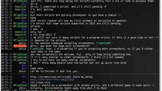 WeeChat screenshot