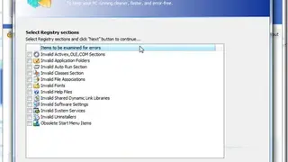 Weeny Free Registry Cleaner screenshot