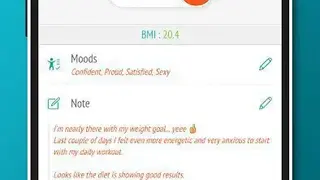Weight tracker, BMI Calculator screenshot