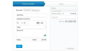 WePay screenshot