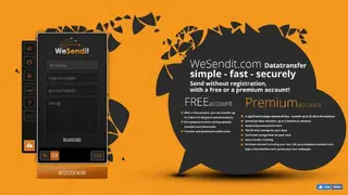 WeSendit screenshot