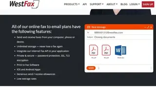 WestFax screenshot