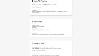 What every browser knows about you screenshot