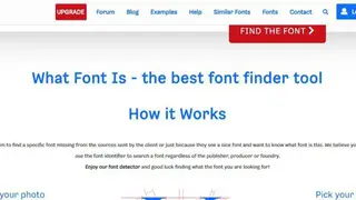 What Font Is screenshot