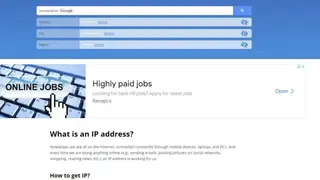 What is my IP? screenshot