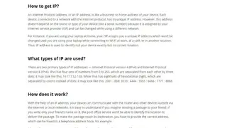 What is my IP? screenshot