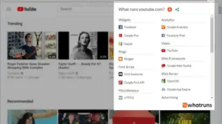 WhatRuns screenshot