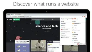 WhatRuns screenshot