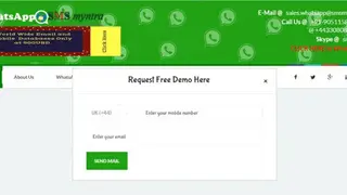 WhatsApp Myntra screenshot